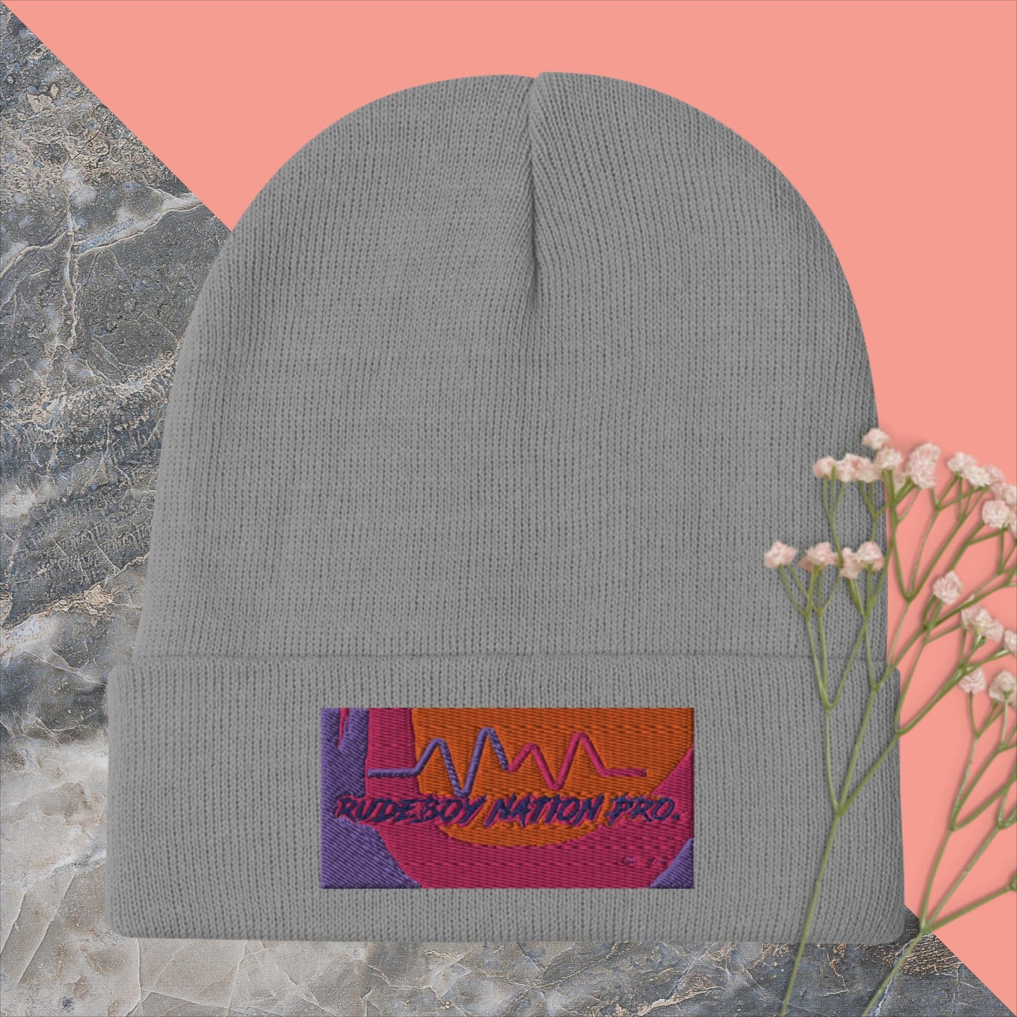 Rudeboy Nation Pro. Embroidered Beanie