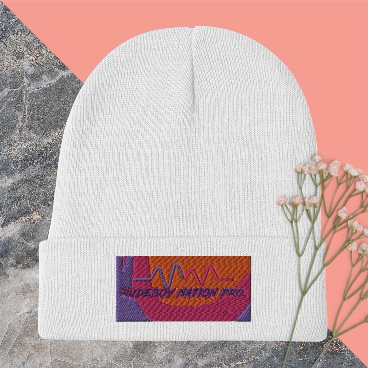 Rudeboy Nation Pro. Embroidered Beanie