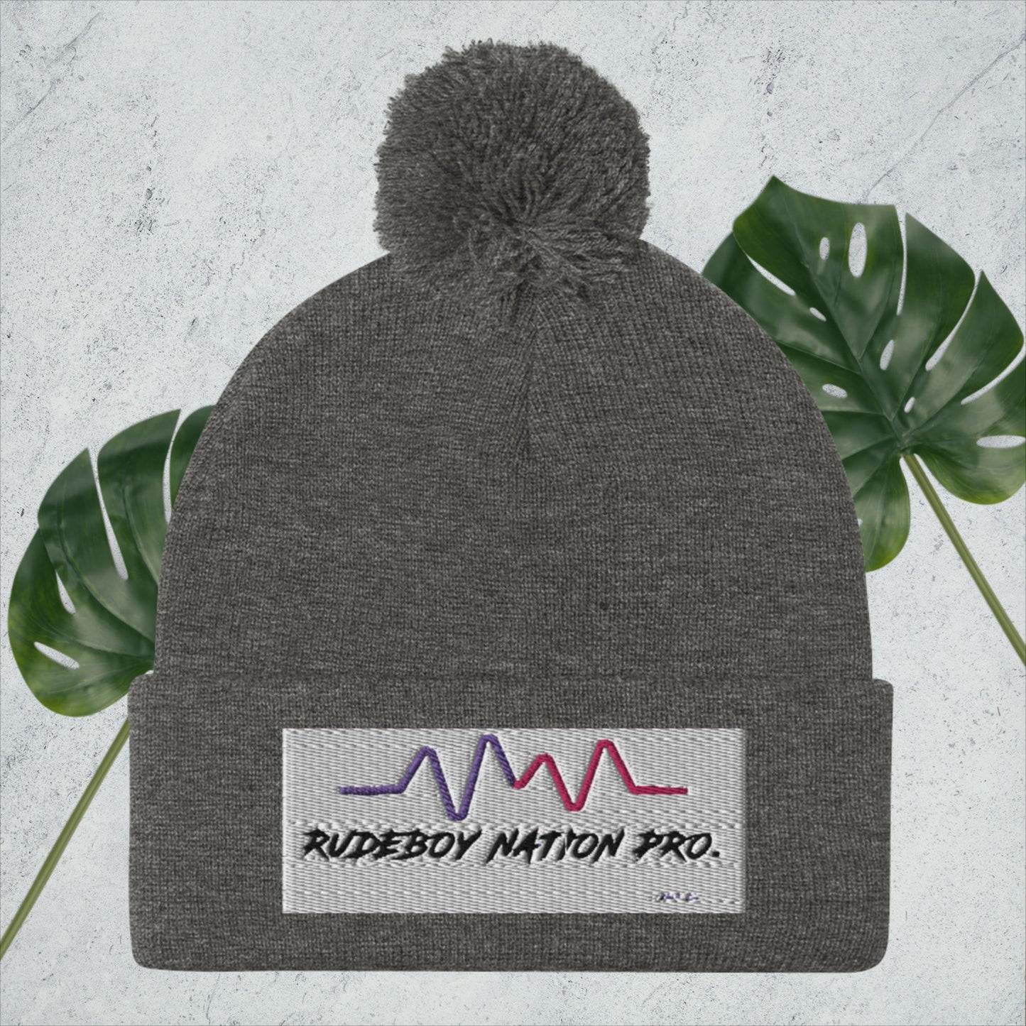 Rudeboy Nation Pro. Pom-Pom Beanie