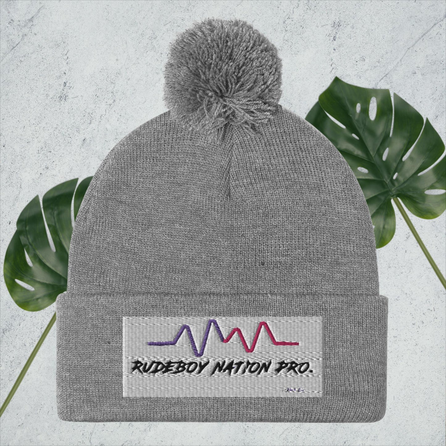 Rudeboy Nation Pro. Pom-Pom Beanie