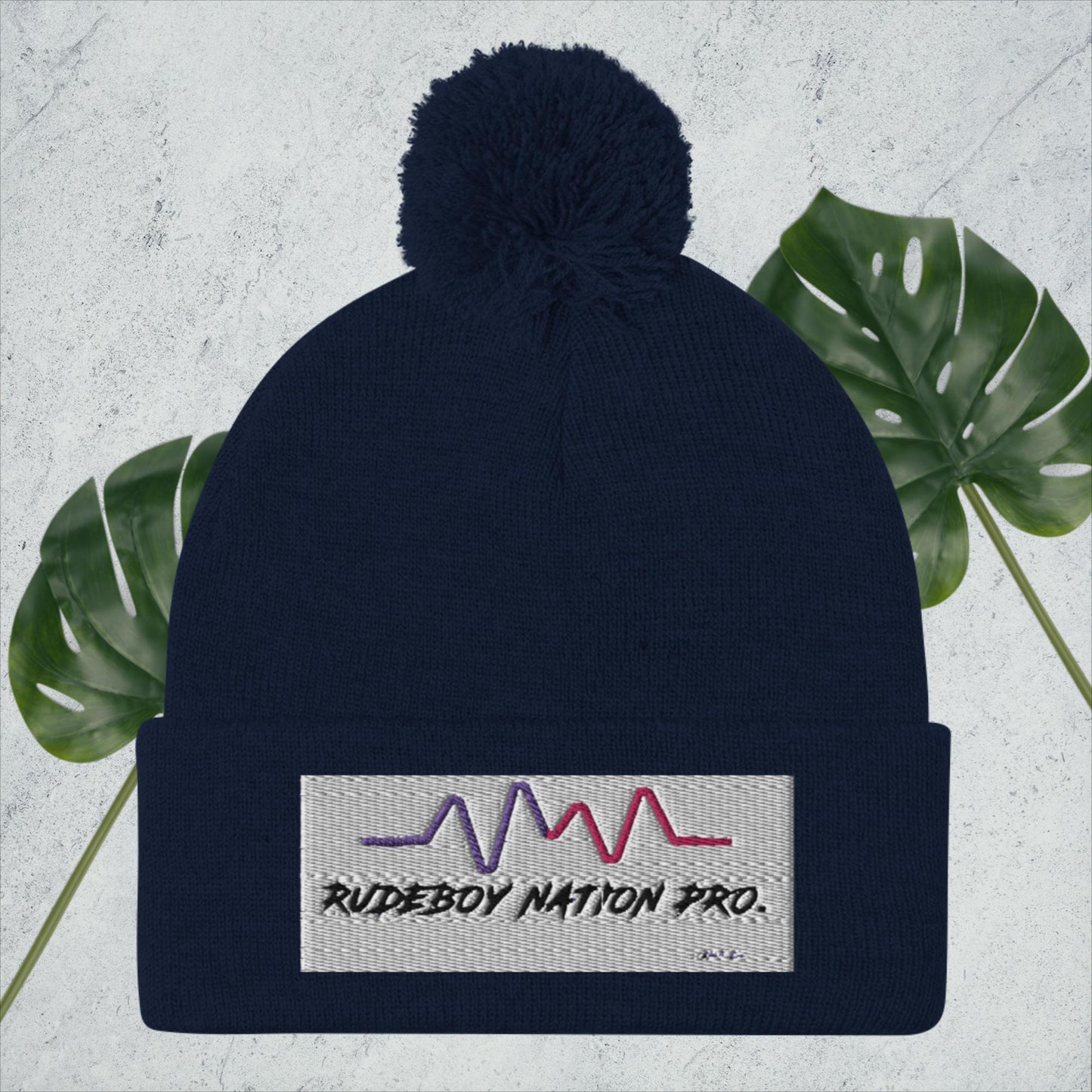 Rudeboy Nation Pro. Pom-Pom Beanie