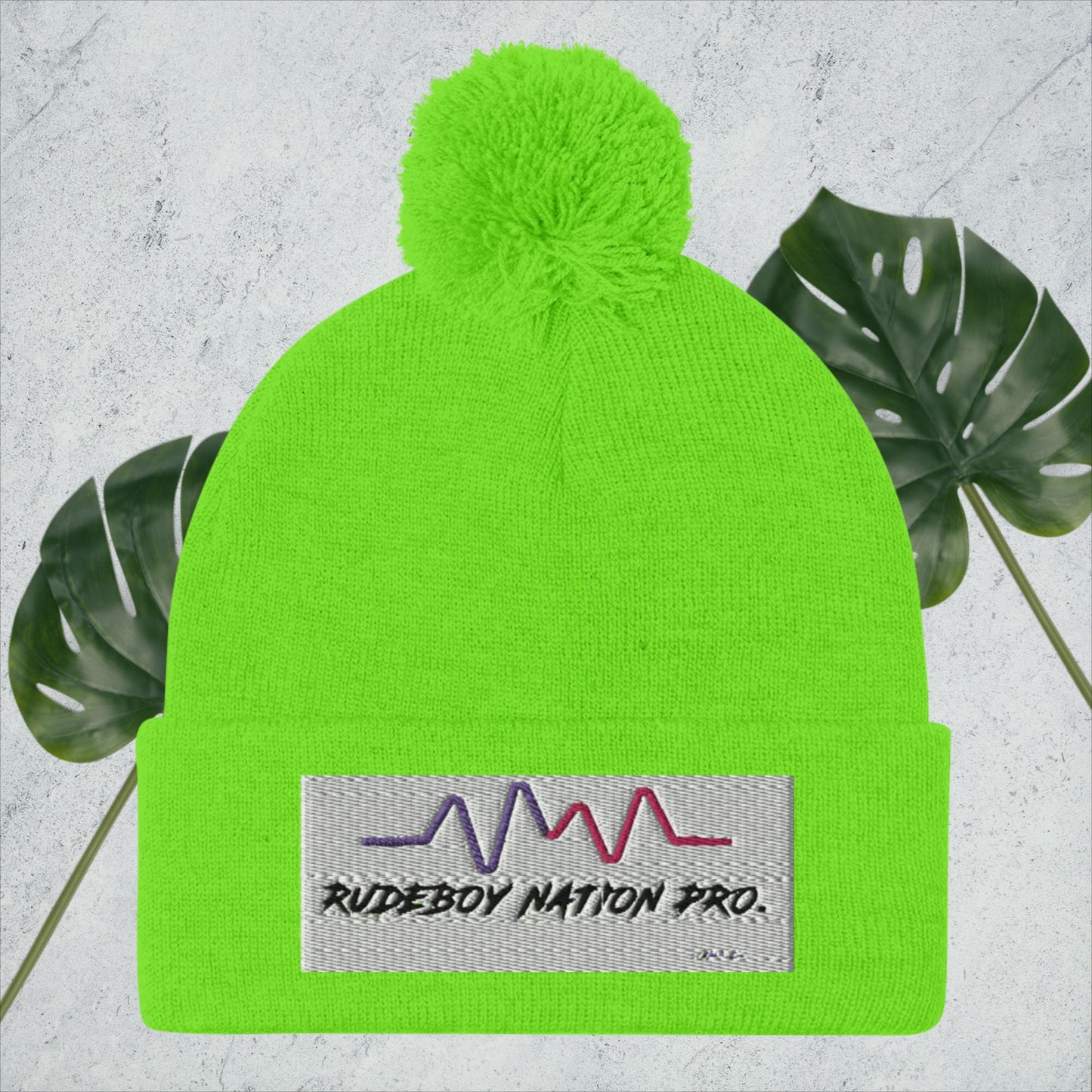 Rudeboy Nation Pro. Pom-Pom Beanie