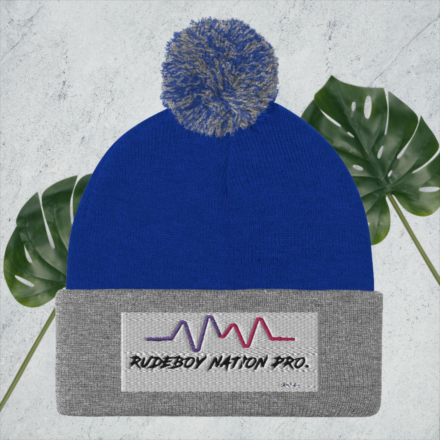 Rudeboy Nation Pro. Pom-Pom Beanie