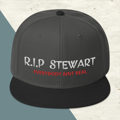 "R.I.P Stewart" Snapback Hat