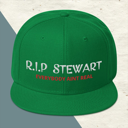 "R.I.P Stewart" Snapback Hat