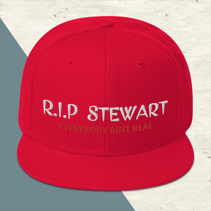 "R.I.P Stewart" Snapback Hat